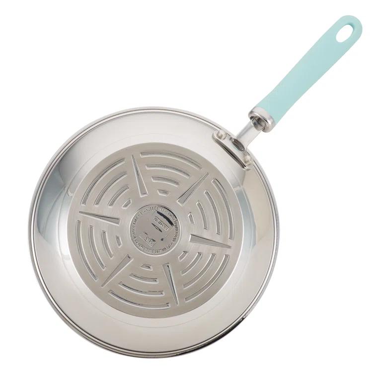 Rachael Ray Rachael Ray Create Delicious Stainless Steel Cookware Induction Pots and Pans Set, 10 Piece
