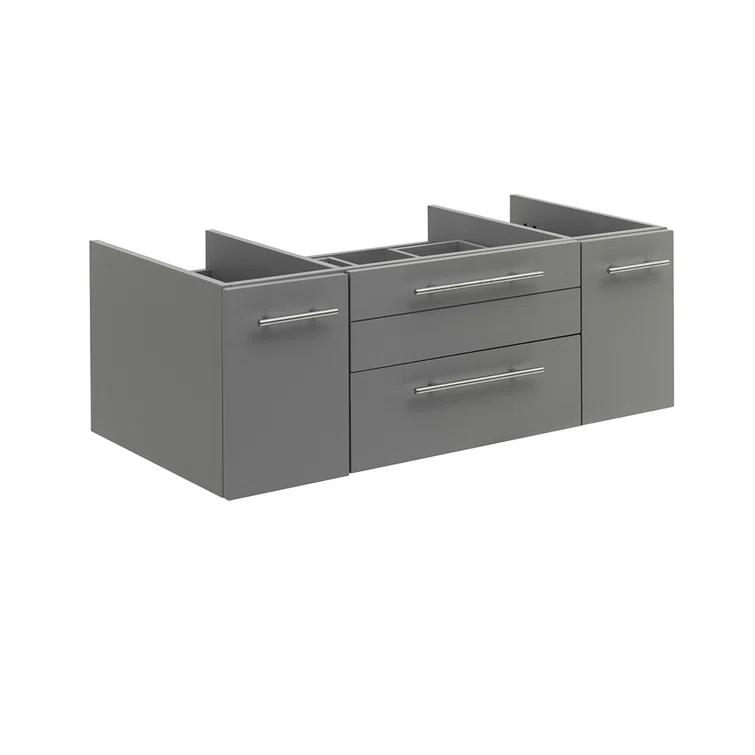 Fresca Lucera 42" Wall Mount Single Vessel Sink Bathroom Vanity Base Only (Top & Sink Not Included)