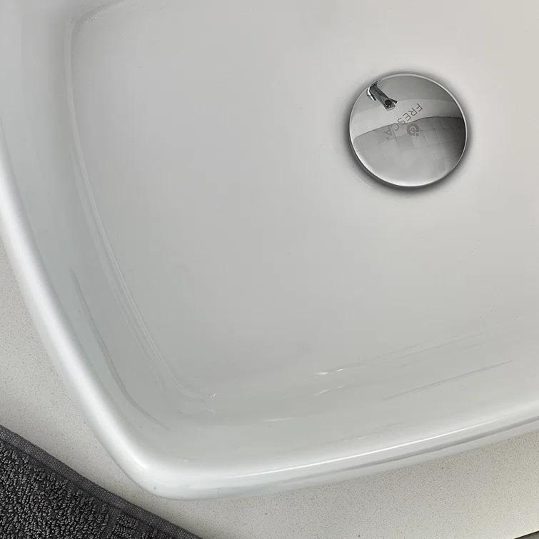 Lucera 36" Wall Mount Single Vessel Sink Right Version Bathroom Vanity with Medicine Cabinet
