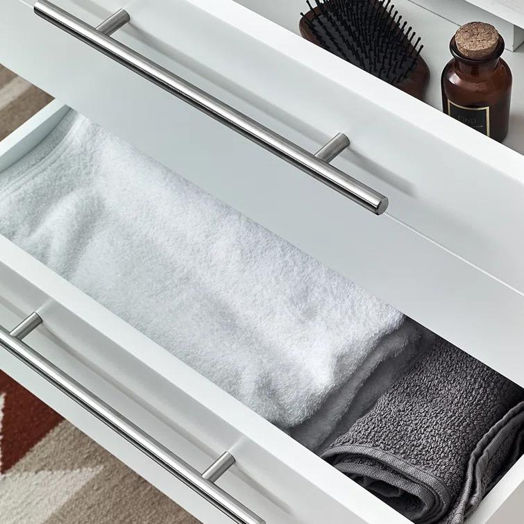 Fresca Lucera 60" Wall Mount Double Sink Modern Bathroom Vanity with Top and Vessel Sinks
