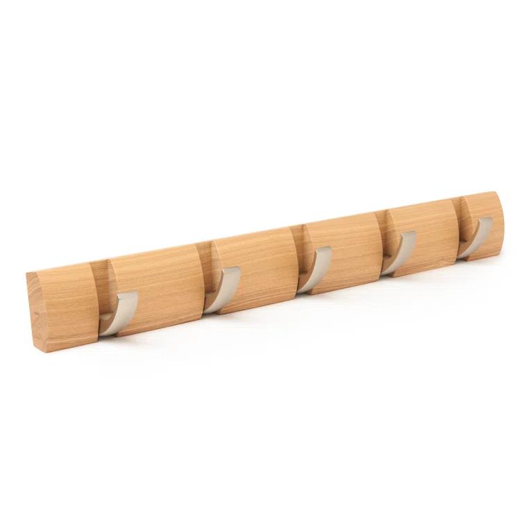 Flip 5 - Hook Solid Wood Coat Rack