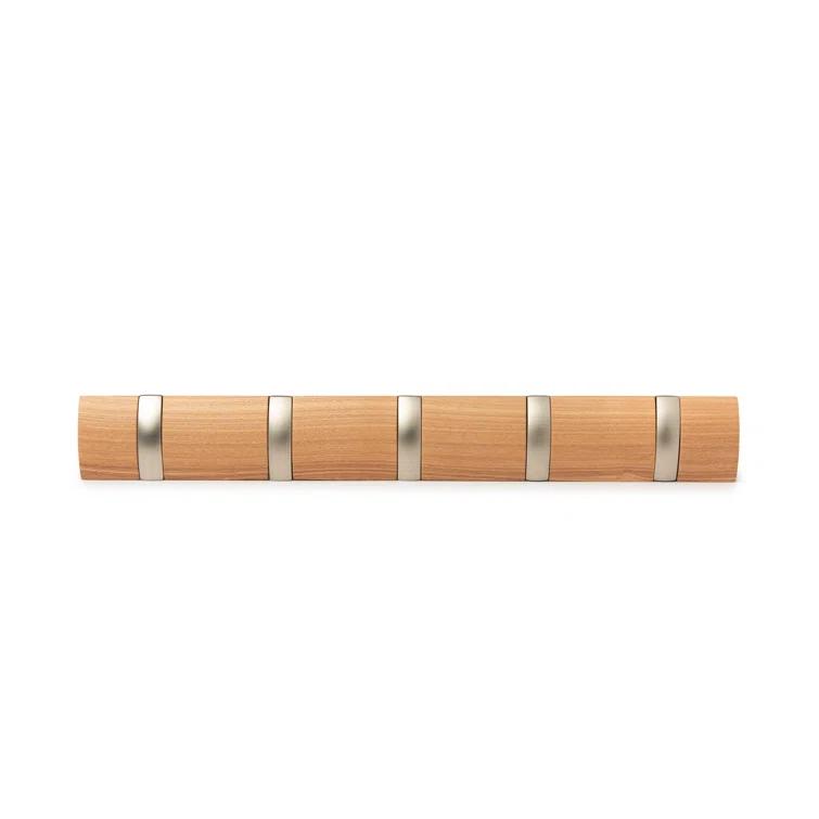 Flip 5 - Hook Solid Wood Coat Rack