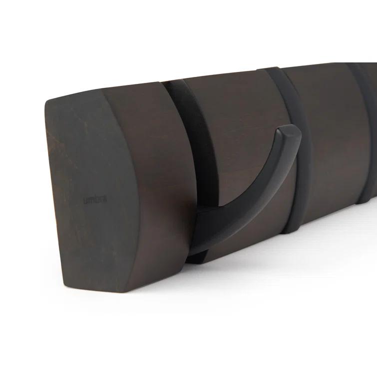 Flip 5 - Hook Solid Wood Coat Rack