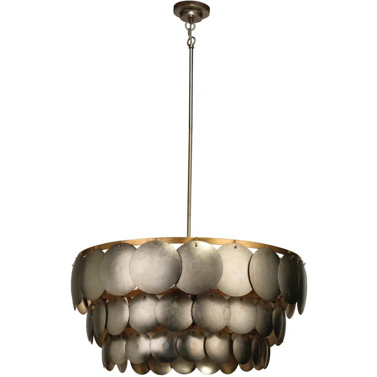 Jamie Young Company Calypso 4 - Light Dimmable Tiered Chandelier