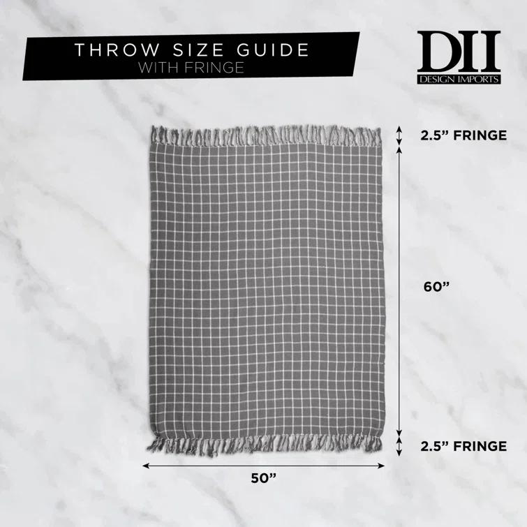 Design Imports Dll Hand Woven Throw Blanket