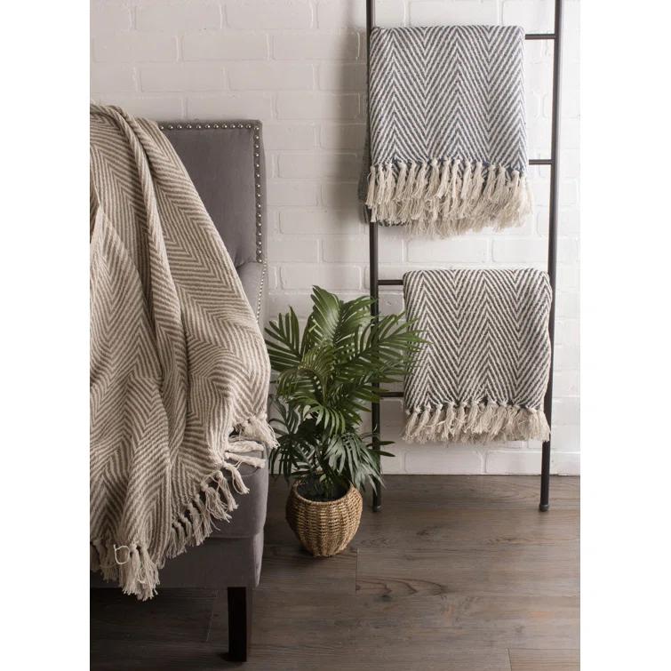 Dll Hand Woven Throw Blanket