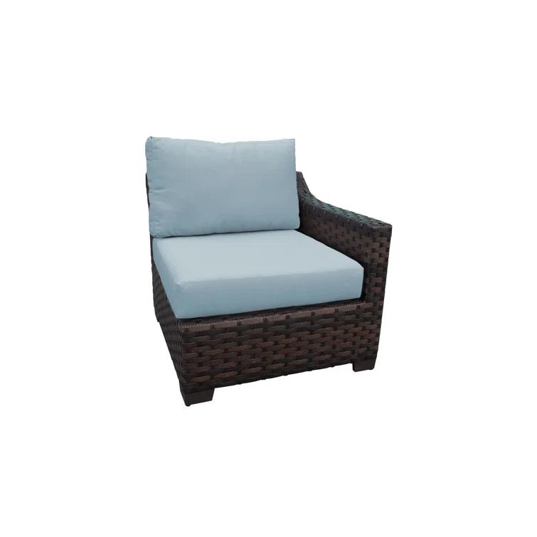 126'' Polyethylene (PE) Wicker Outdoor Patio Sectional