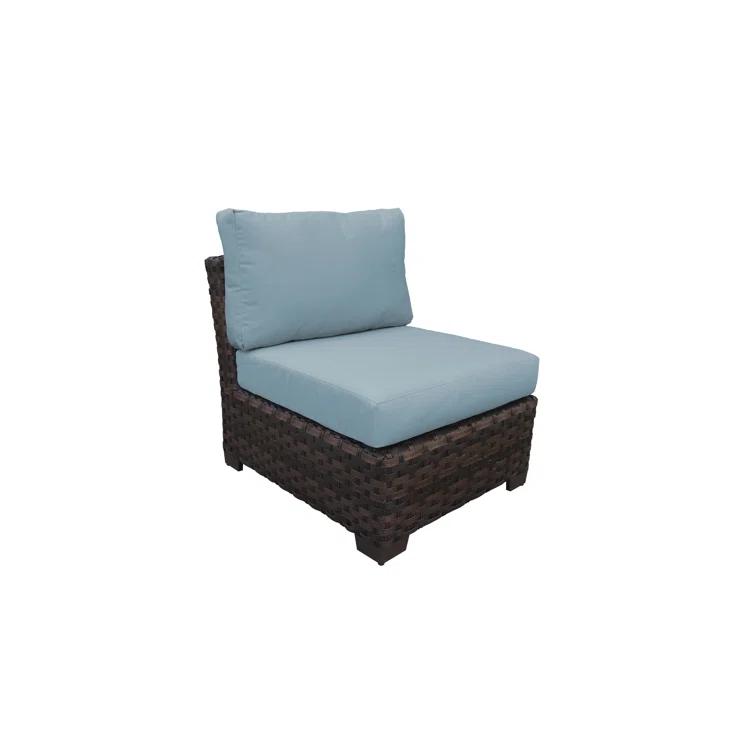 126'' Polyethylene (PE) Wicker Outdoor Patio Sectional