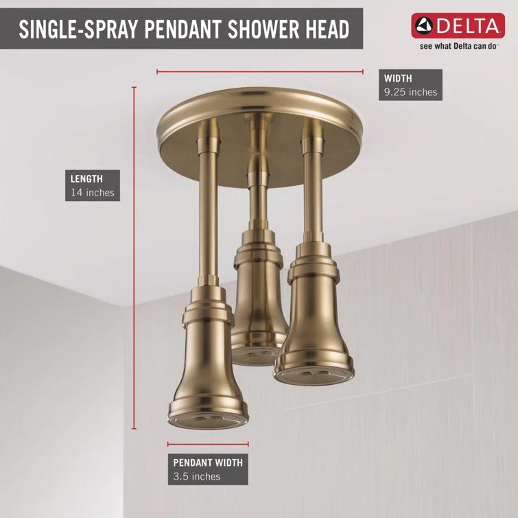 Pendant Full Rain Shower Head H2Okinetic®