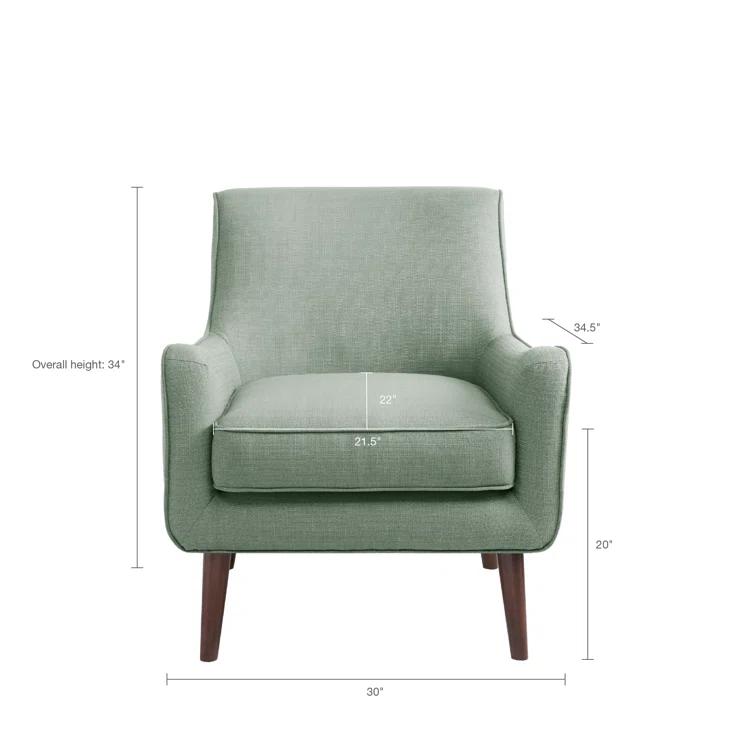 Femi Upholstered Mid-Century Accent Chair