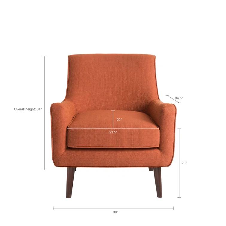 Femi Upholstered Mid-Century Accent Chair