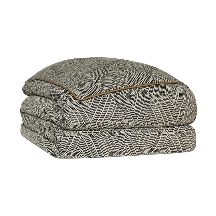 Eastern Accents Naya Beige Cotton Blend Eclectic Duvet Cover