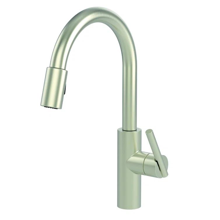 East Linear Pull Down Single Handle Kitchen Faucet