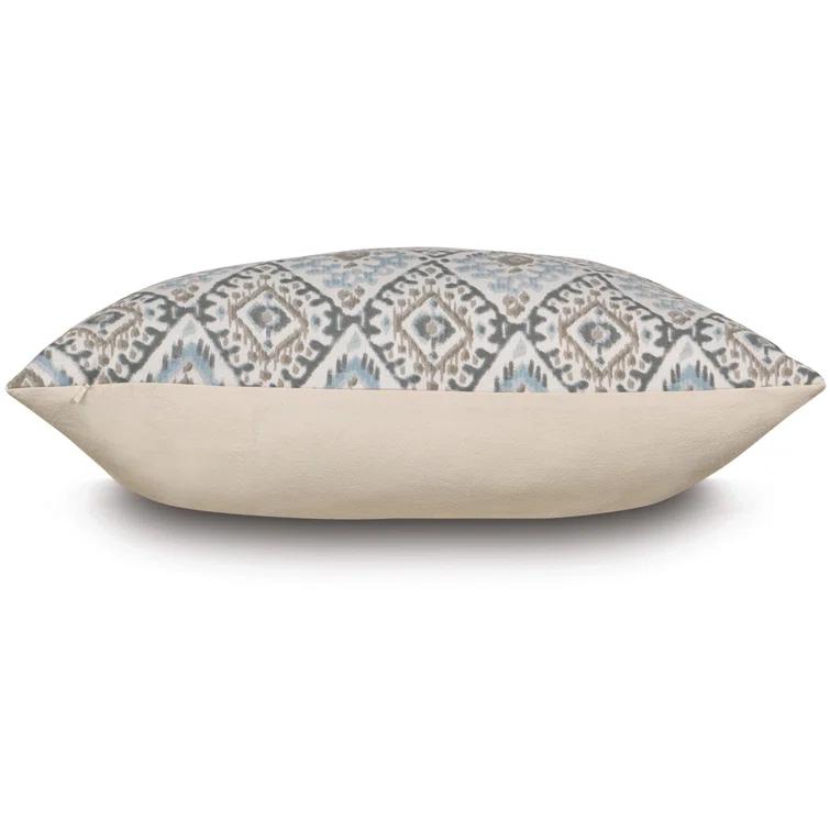 Ikat Cotton Throw Pillow