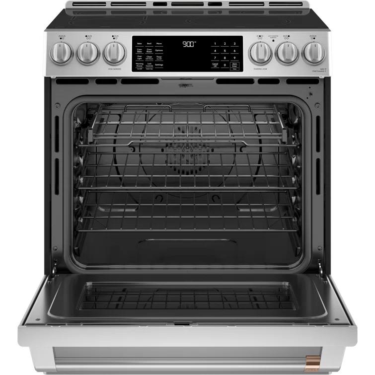 Café Smart Appliances Induction 30" 5.7 cu. ft. Slide-in Electric Range
