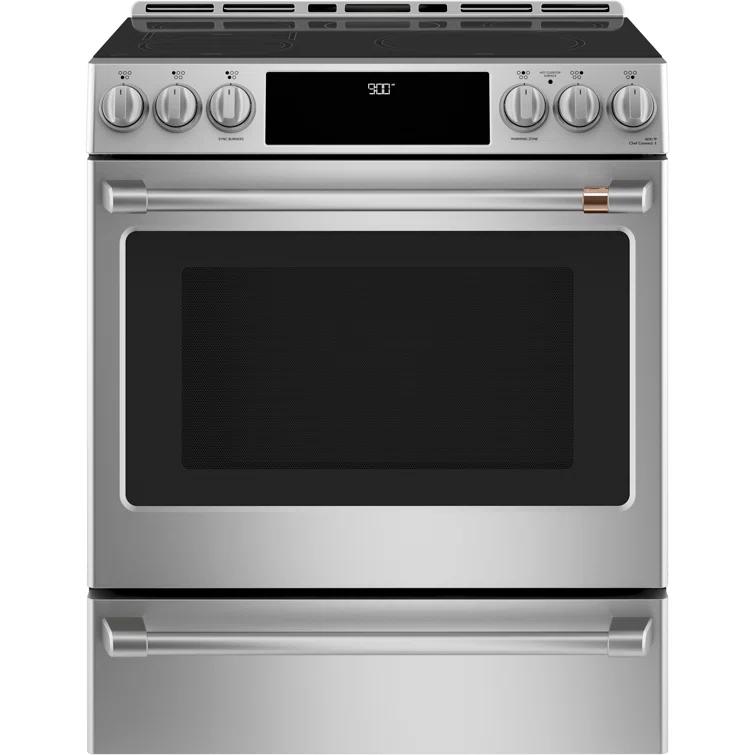 Café Smart Appliances Induction 30" 5.7 cu. ft. Slide-in Electric Range