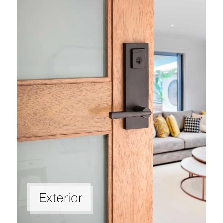 Prestige Complete Entry Lever Set with Single Cylinder Deadbolt and Door Lever