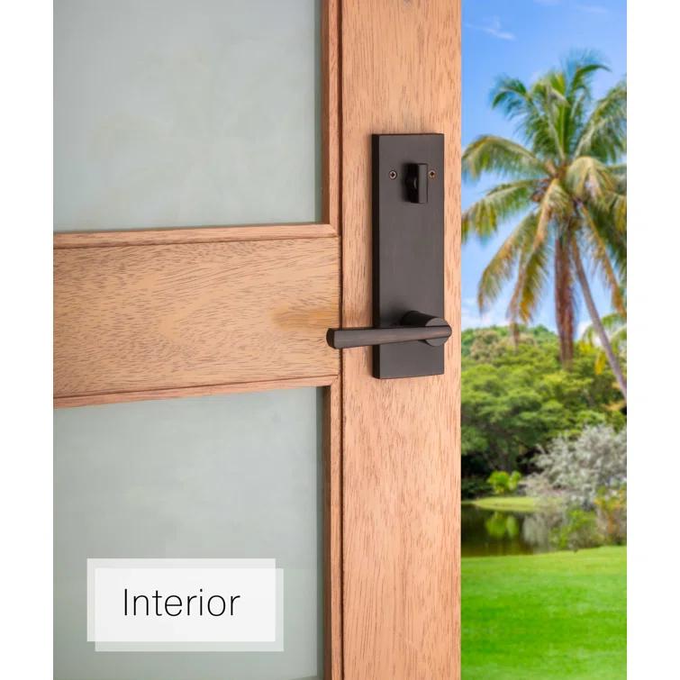 Prestige Complete Entry Lever Set with Single Cylinder Deadbolt and Door Lever