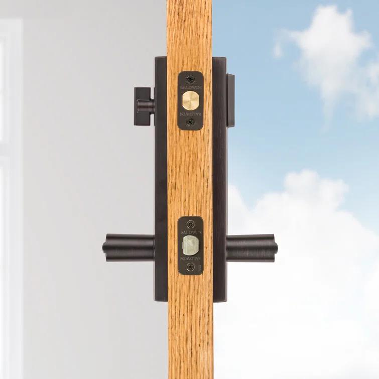 Prestige Complete Entry Lever Set with Single Cylinder Deadbolt and Door Lever