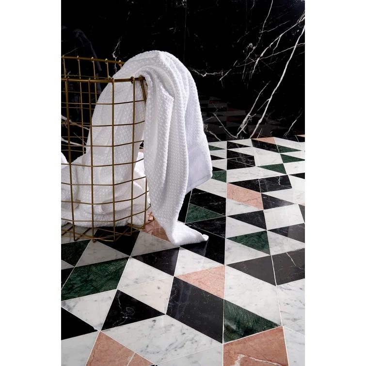 Prisma 7.75" x 13.5" Geometric Marble Mosaic Wall & Floor Tile (0.73 Sq. Ft. / Sheet)