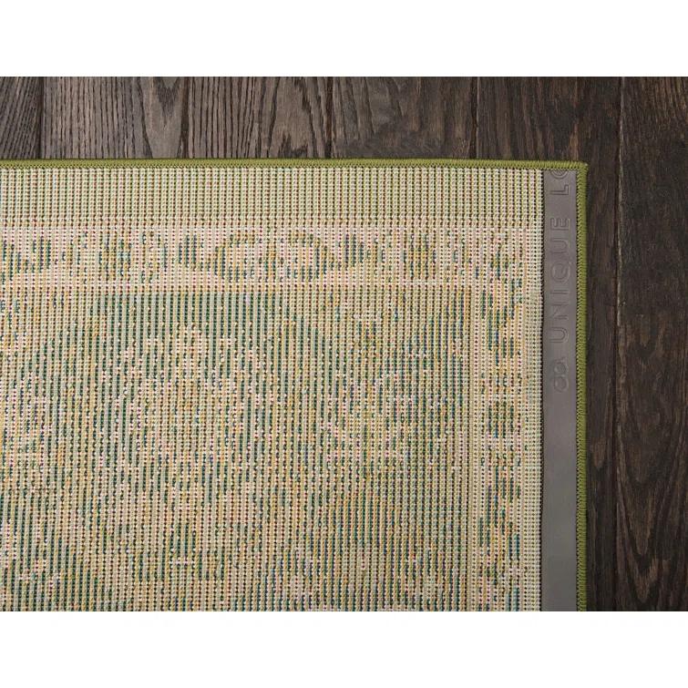 Kalf Abstract Green/Gray Rug