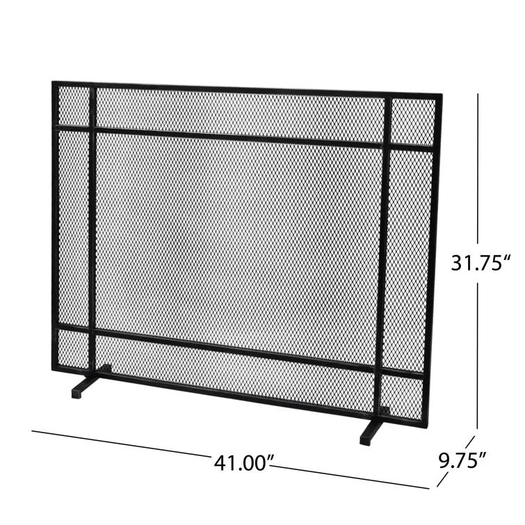 Erick Iron Fireplace Screen