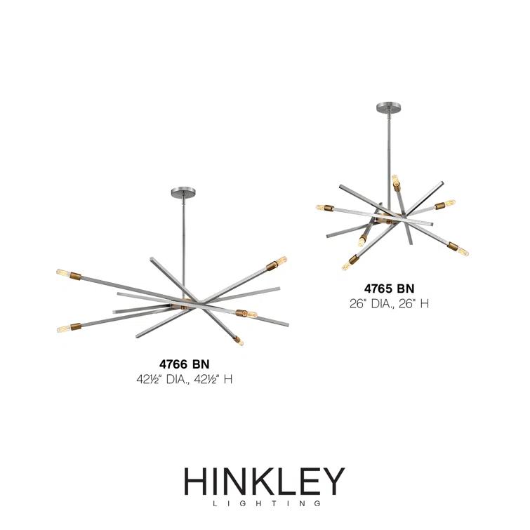Archer 6-Light Sputnik Articulating Single Tier Chandelier
