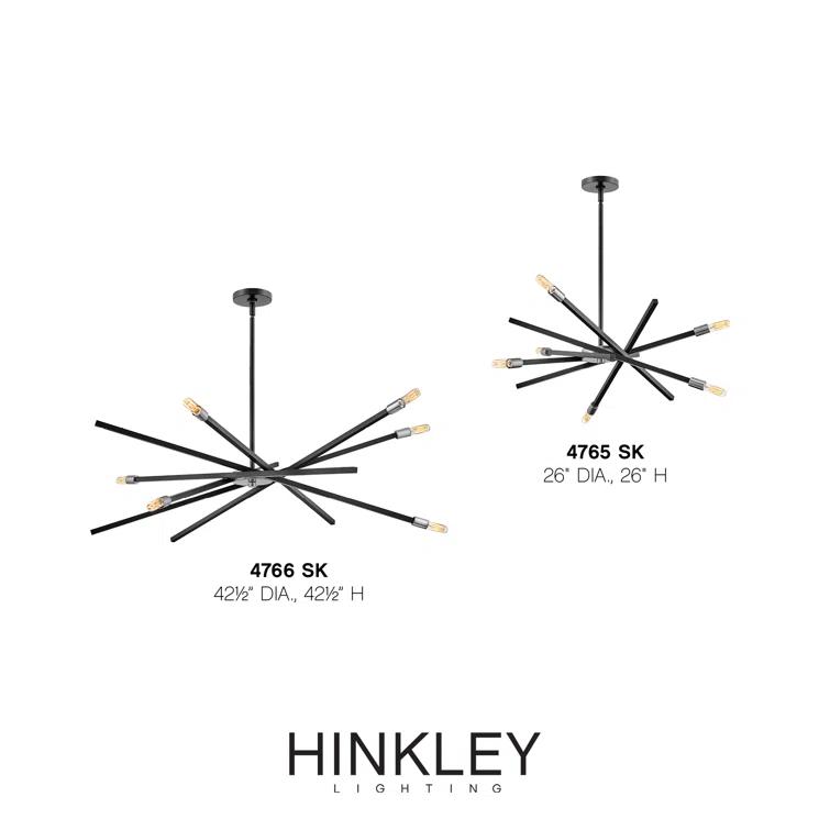 Archer 6 - Light Sputnik Modern Linear Chandelier