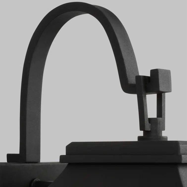 Generation Lighting Warren 19 1/2" High Black 2-Light Outdoor Wall Light