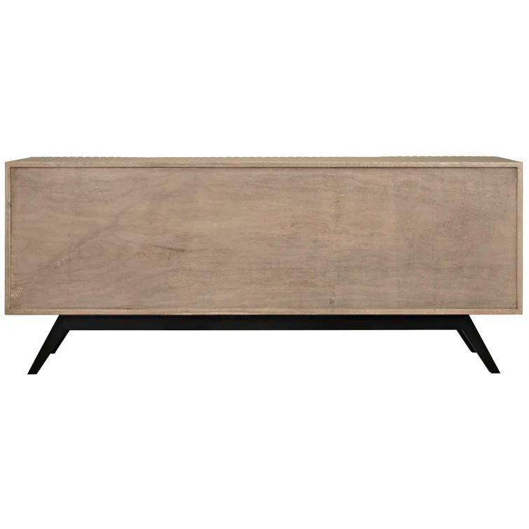 Illusion 78'' Solid Wood Sideboard
