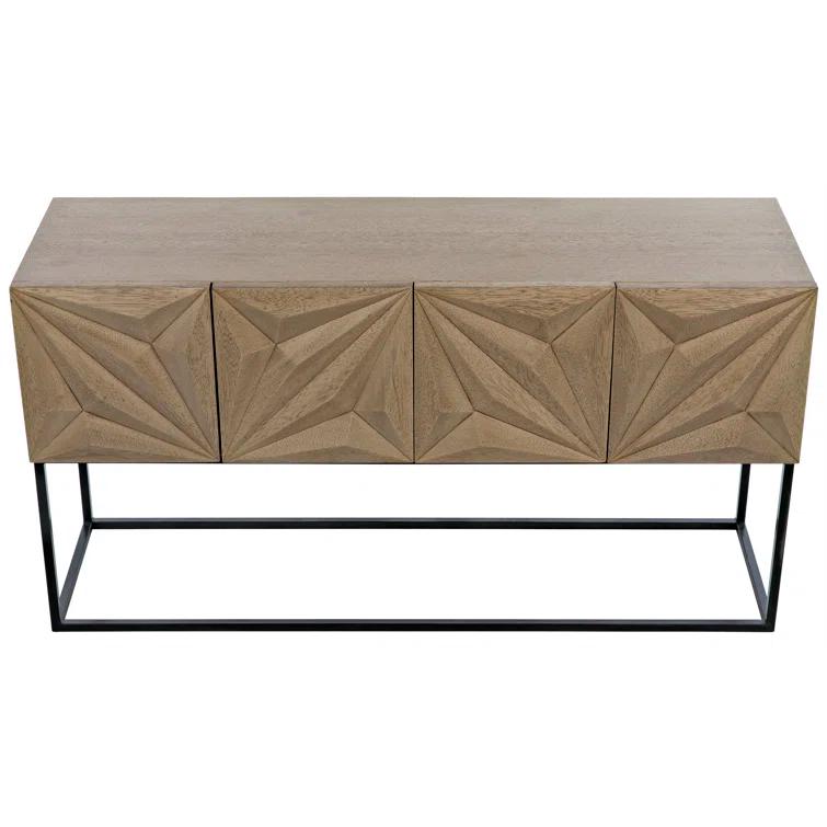 Zurich 60'' Solid Wood Top Console Table