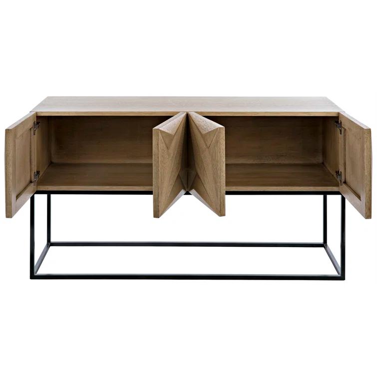 Zurich 60'' Solid Wood Top Console Table