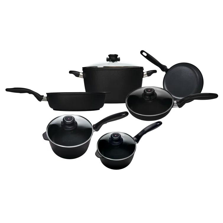 Swiss Diamond 10 - Piece Non-Stick Aluminum Cookware Set