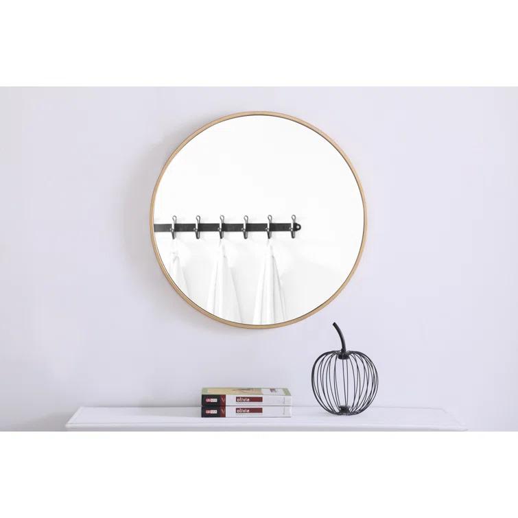 Sabine Metal Round Wall Mirror