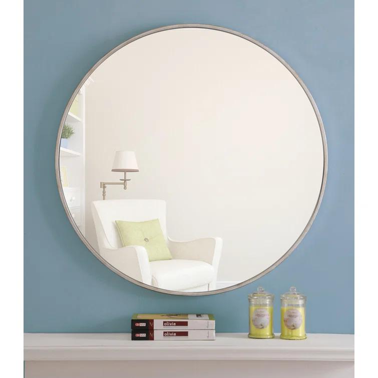 Sabine Metal Round Wall Mirror
