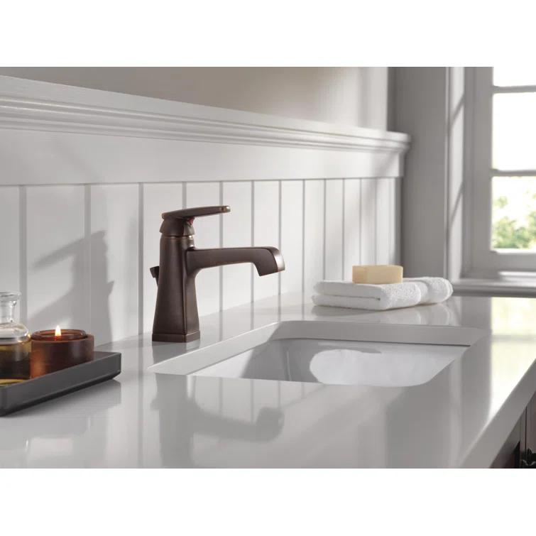 Ashlyn Single Hole Bathroom Faucet with Drain Assembly, Single Handle Bathroom Sink Faucet