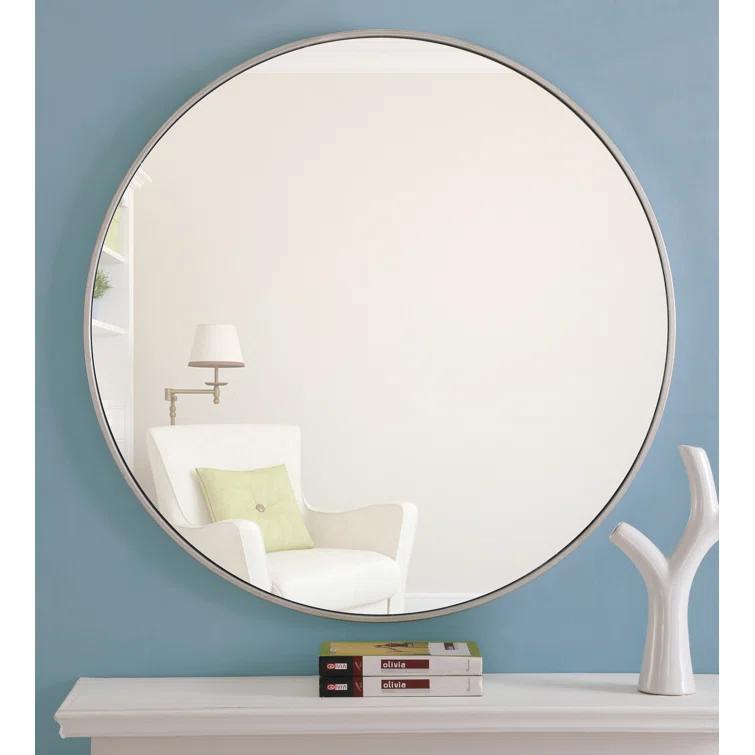 Sabine Metal Round Wall Mirror