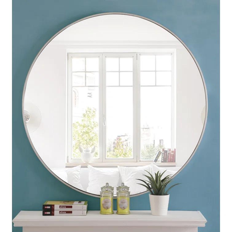 Sabine Metal Round Wall Mirror