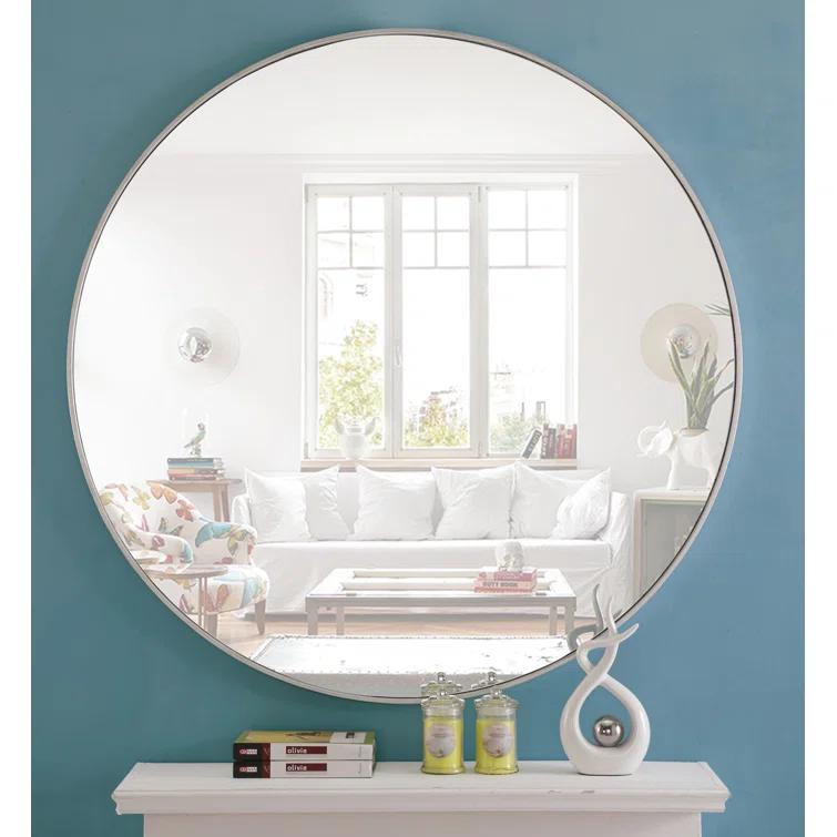 Sabine Metal Round Wall Mirror