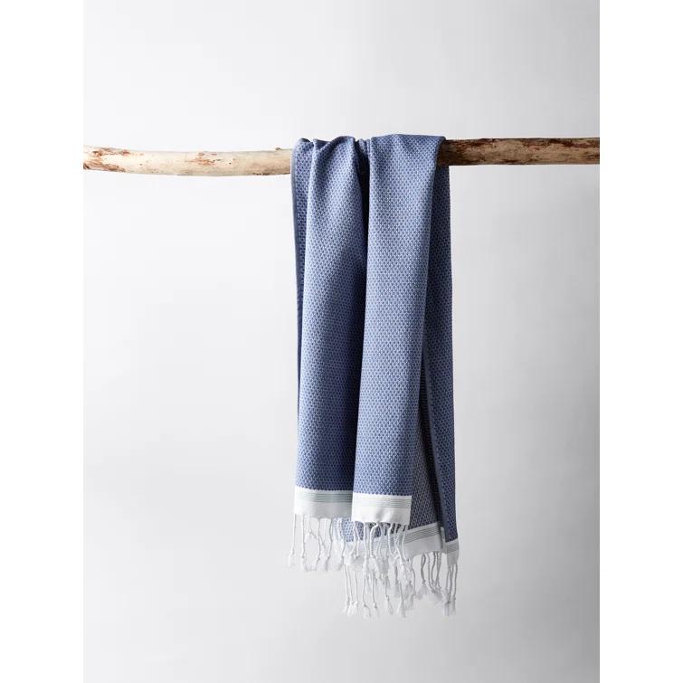 Lake Blue and Sea Spray Organic Cotton Bath Towel Set