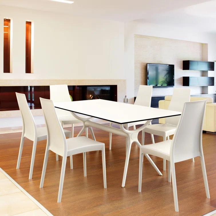 Farrah Synthetic Laminate Outdoor Dining Table