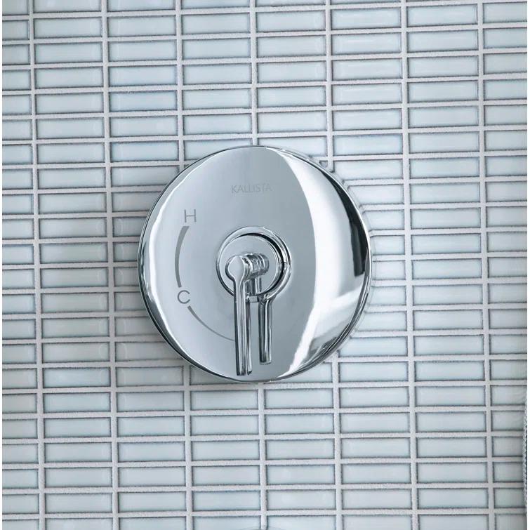 Polished Chrome Pressure Balance Trim Lever Handle