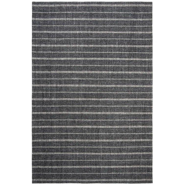 Miles Lauren Ralph Lauren Hand Woven Wool, Viscose Striped Rug