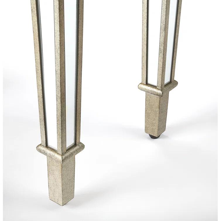 Butler Specialty Hayworth Mirrored Console Table In Chome