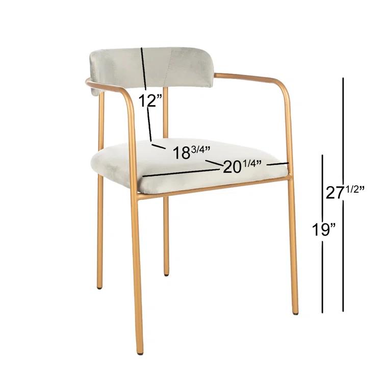 Lenna Upholstered Dining Arm Chair