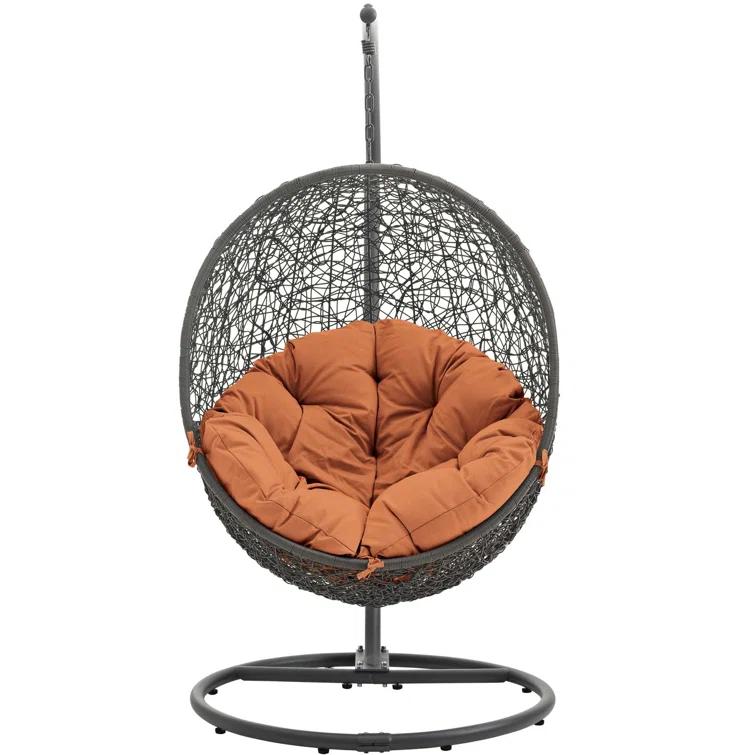 Modway Hide Outdoor Patio Swing Chair With Stand