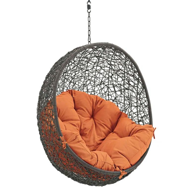 Modway Hide Outdoor Patio Swing Chair With Stand