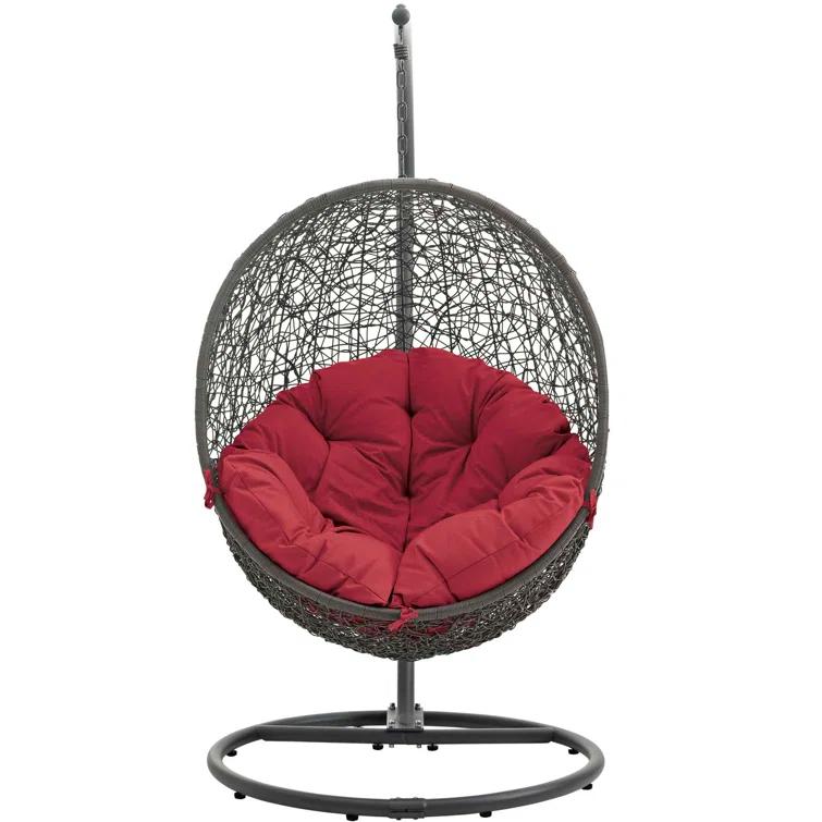 Modway Hide Outdoor Patio Swing Chair With Stand