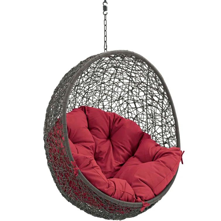 Modway Hide Outdoor Patio Swing Chair With Stand