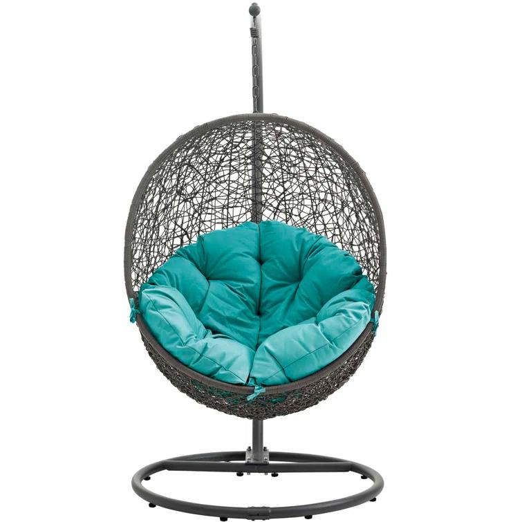 Modway Hide Outdoor Patio Swing Chair with Stand | Wayfair